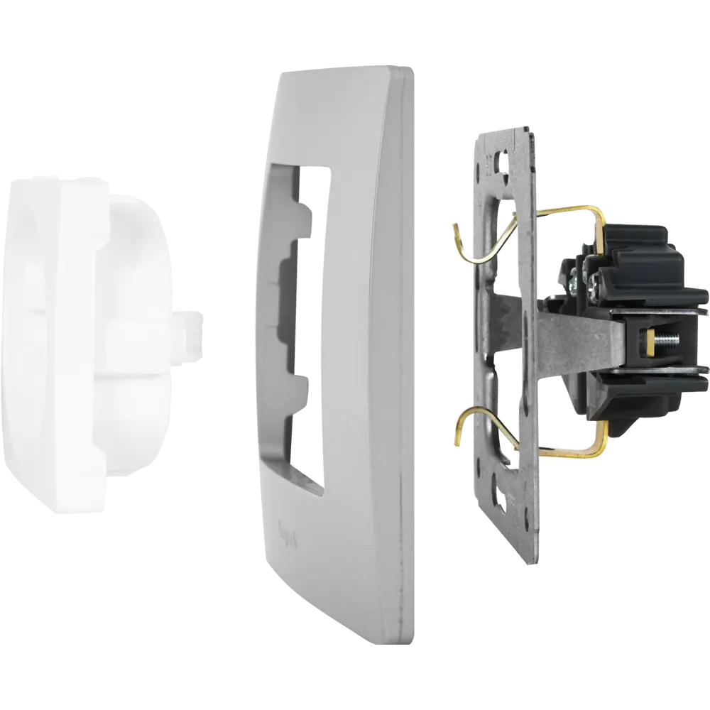 Рамка Legrand Etika для розеток и выключателей, 2 поста, алюминий 17356960 STLM-1112255 - Вид №3