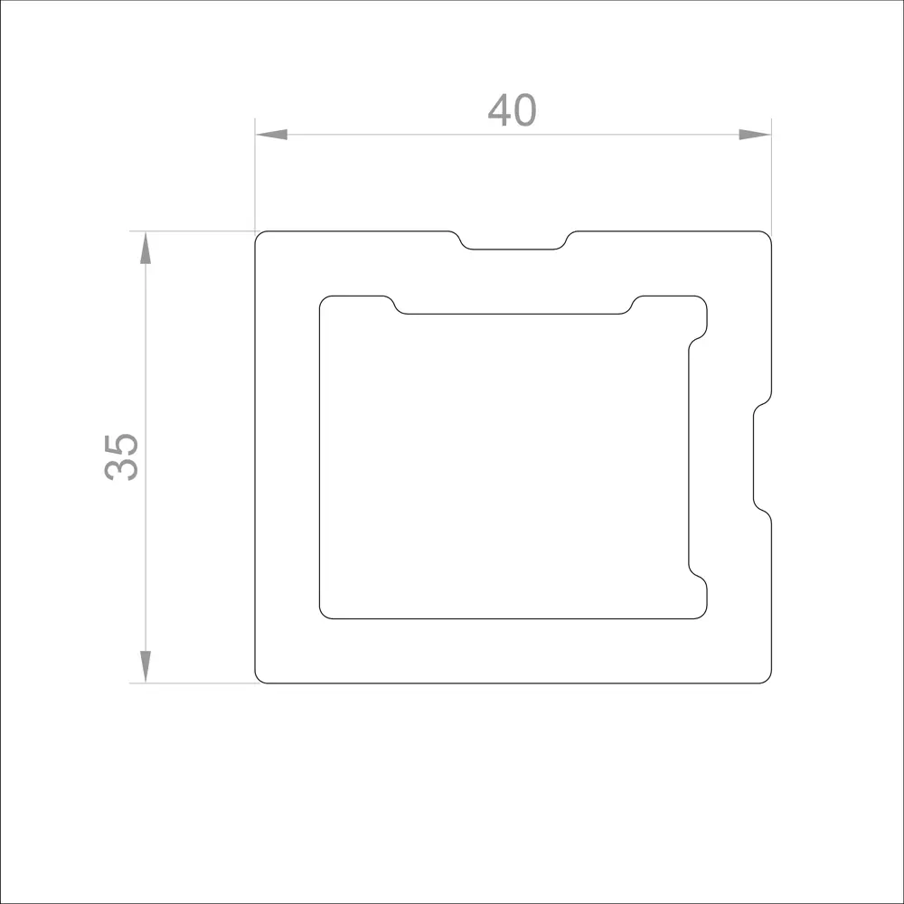 89363969 Лага ДПК венге 40x35x3000 мм STLM-1014066 Santreyd  - Вид №1