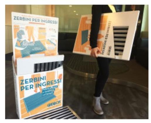 GRIDIRON GRIGLIATI Коврик из технического фетра sun-id-1452190 - Вид №1