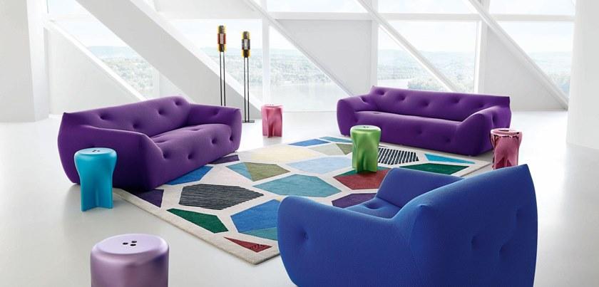 Roche Bobois 3-х местный тканевый диван Informel sun-id-1446760 - Вид №5