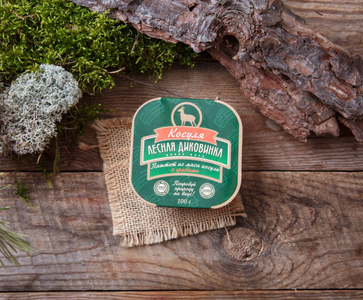 3548 Паштет из мяса косули с грибами (ламистер) Вкусляндия 