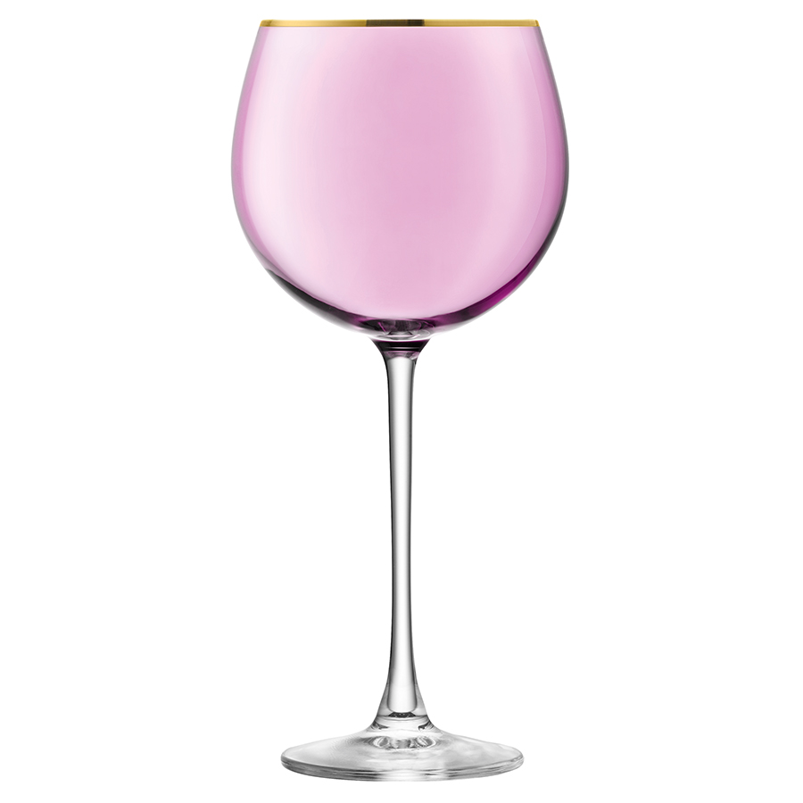 Набор из 2 круглых бокалов Sorbet 525 мл розовый LSA International G133819206 - Вид №4