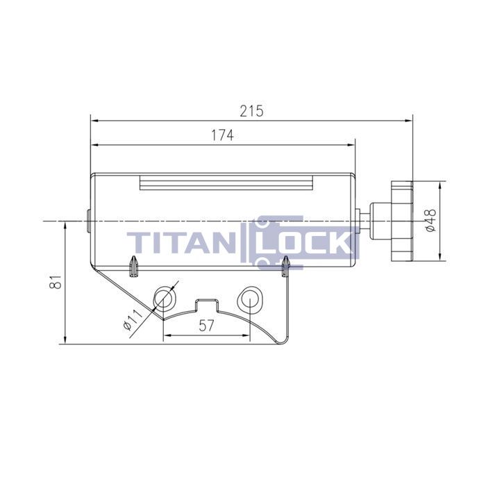Указатель вида топлива 8 позиций, алюминий, TLFTI8 TITAN LOCK  - Вид №1