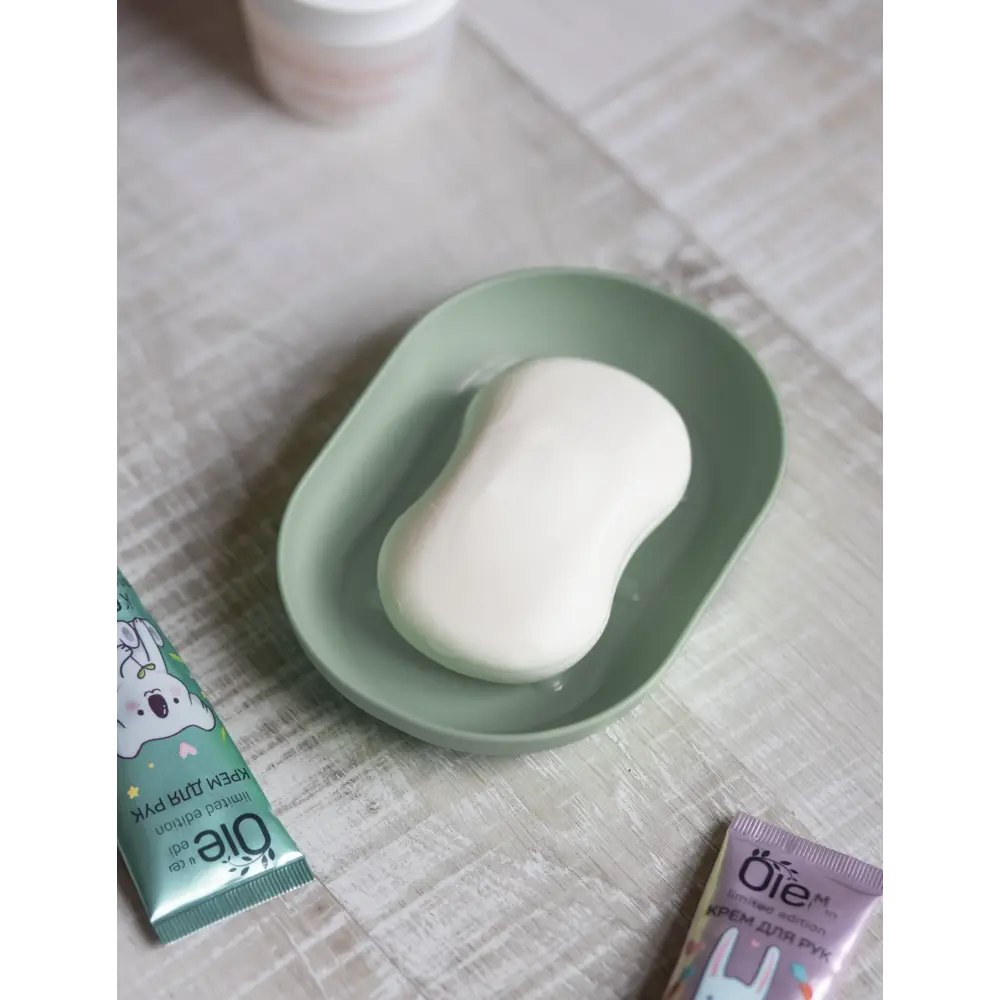 Мыльница BEROSSI Aqua LM с антискользящим дном в цвете Зеленая миля 85500174 STLM-0063436 - Вид №5