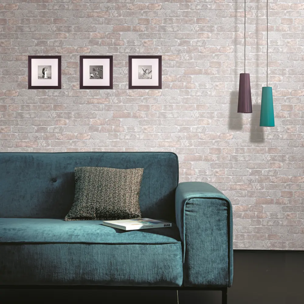 Обои флизелиновые Marburg Brique серые 1.06 м 97985 STLM-2004870 - Вид №2