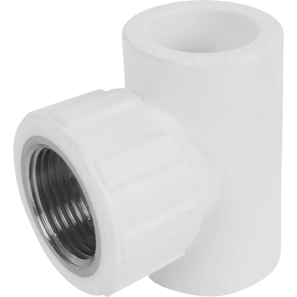 Тройник комбинированный ПОЛИТЭК 25x3/4"x25 мм для надежного соединения труб 13565449 STLM-0003386