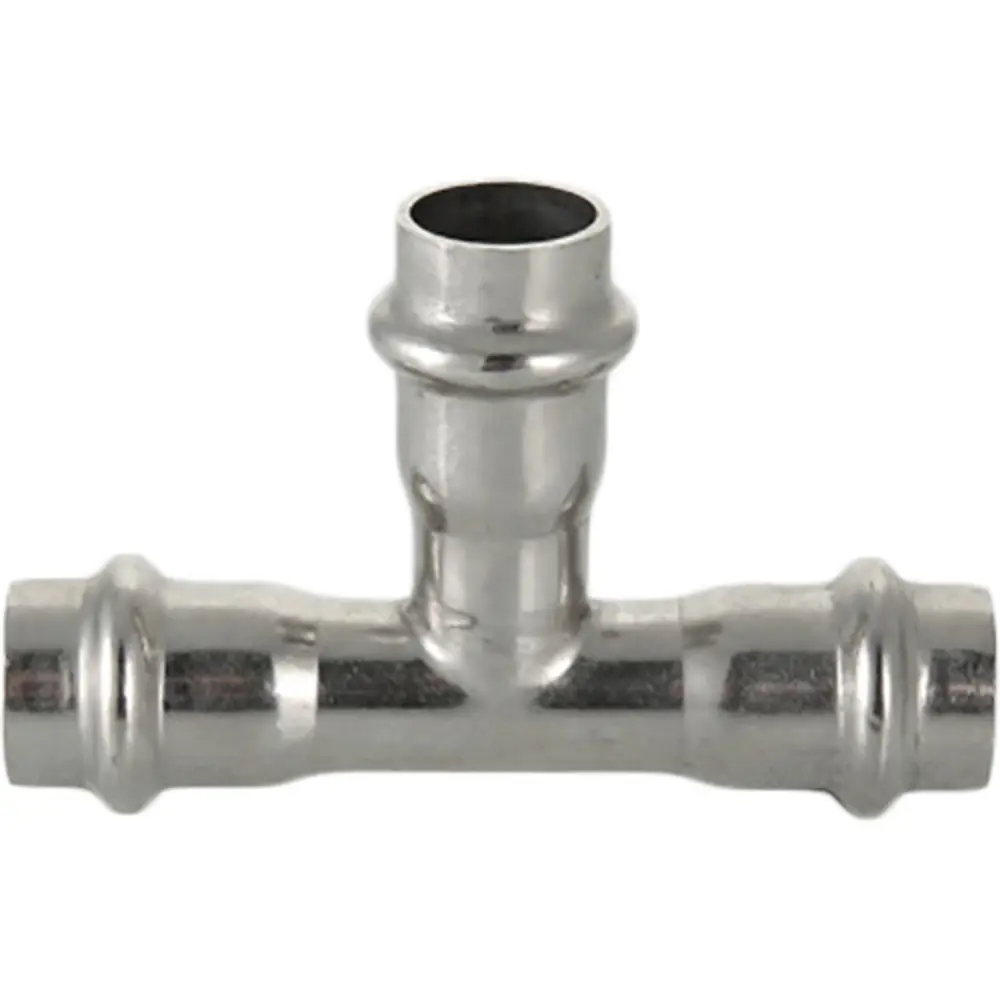 Тройник Valtec 22 мм нержавеющая сталь STLM-2073449 - Вид №3