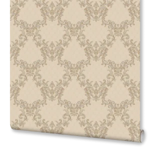 Обои флизелиновые Euro Decor Франсуаза бежевые 1.06 м 7023-01 82377848 STLM-2112222