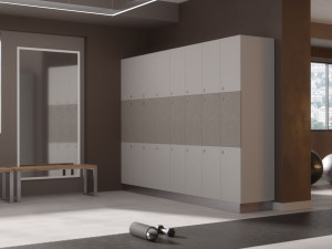 Деревянная мебель для раздевалок