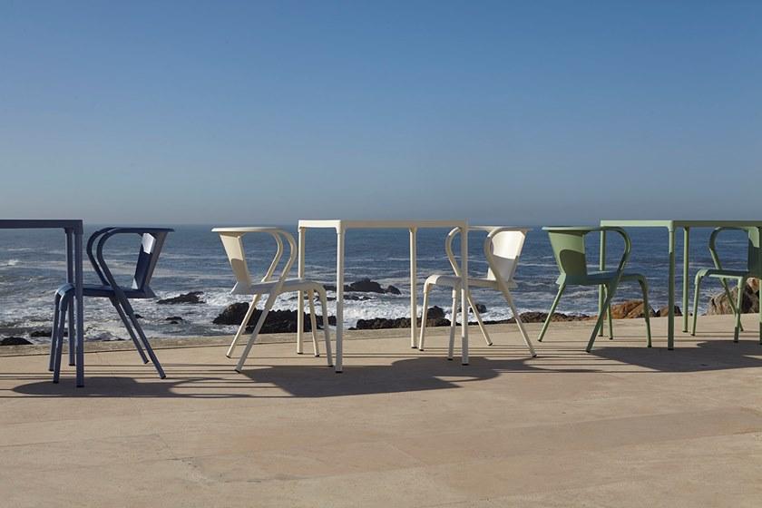 Adico Штабелируемый садовый стул из полипропилена с подлокотниками sun-id-1350231 - Вид №3