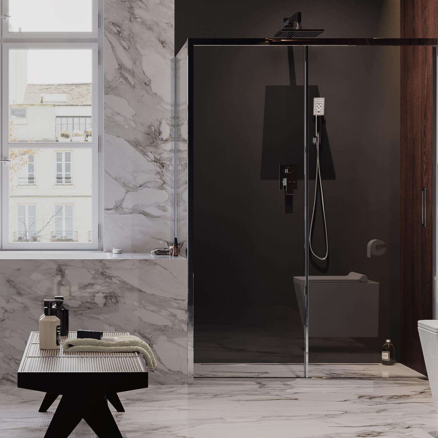 Набор для душа с ручным душем и душем OMNIRES Fresh ARCH-00047465 - Вид №1