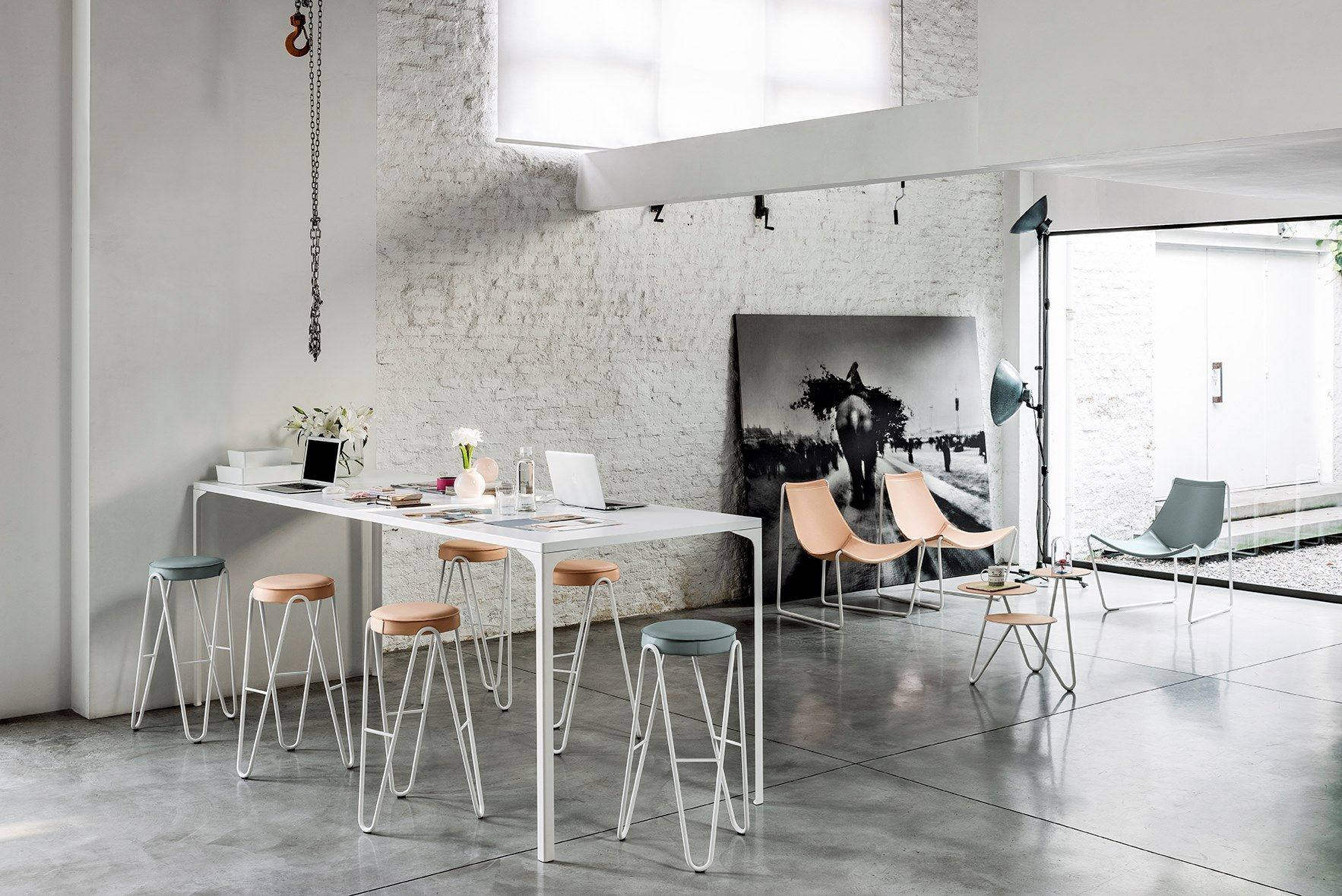 Мягкий барный стул Midj Apelle ARCH-00076096 - Вид №3