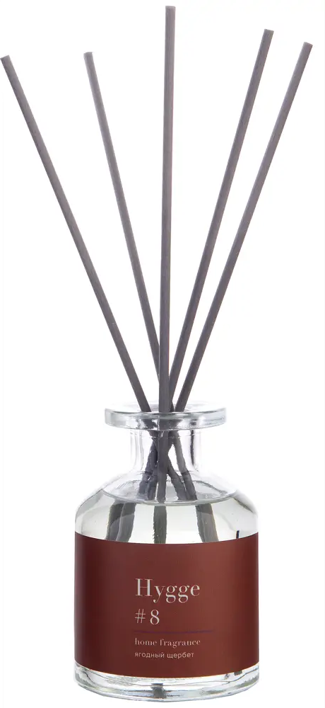 ARIDA HOME Диффузор Hygge 8 с ароматом Ягодный щербет для уютной атмосферы 84535153