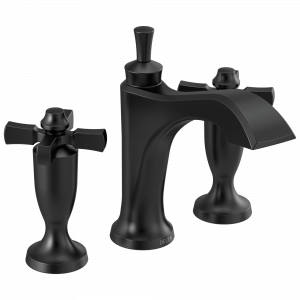 3557-BLMPU-DST Смеситель для ванной комнаты с двумя ручками Delta Faucet Dorval Матовый черный