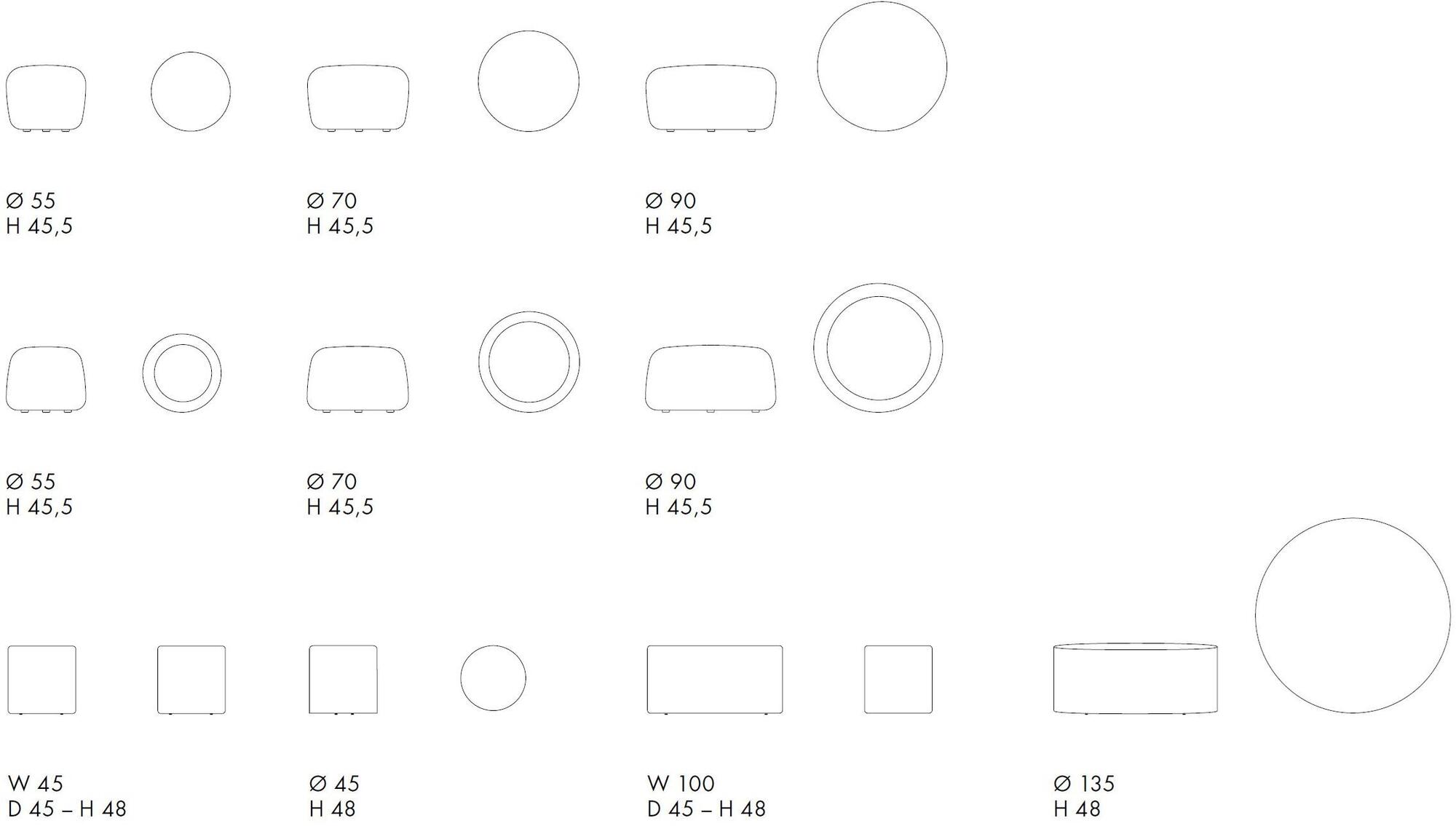 Sinetica Пуф из мягкой ткани sun-id-1489121 - Вид №6