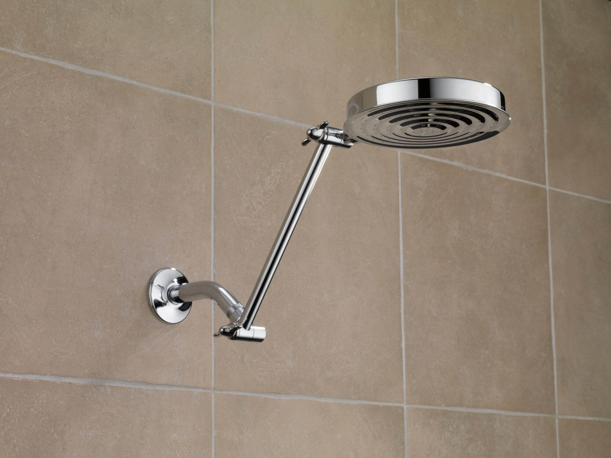 52687-PK Душевая лейка Raincan с одной регулировкой и регулируемым рычагом Delta Faucet Universal Showering Хром  - Вид №2