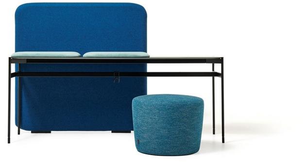 Diemme Отдельностоящая офисная перегородка из ткани Snake sun-id-1359790 - Вид №6