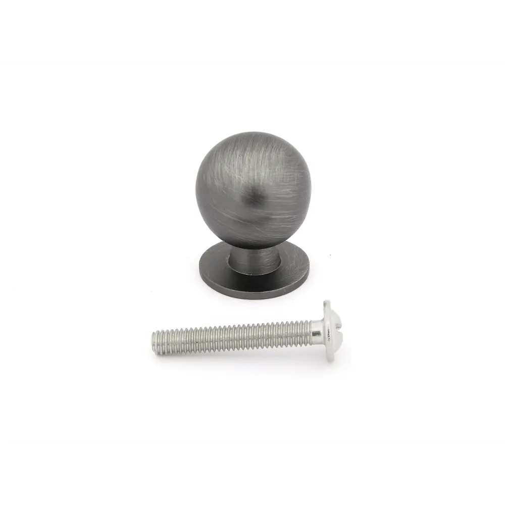 Мебельная ручка-кнопка B8354S.MBBN, цвет матовый черный никель PALLADIUM STLM-2067874 - Вид №1