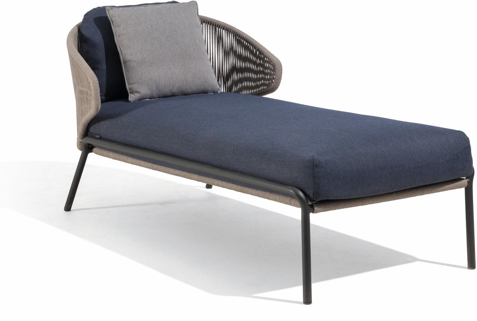 MNST22 Шезлонг лава бронза Manutti Radius