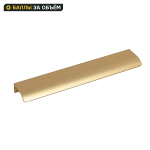 Мебельная ручка-профиль KONSENSA Мура 448 мм бронзовая