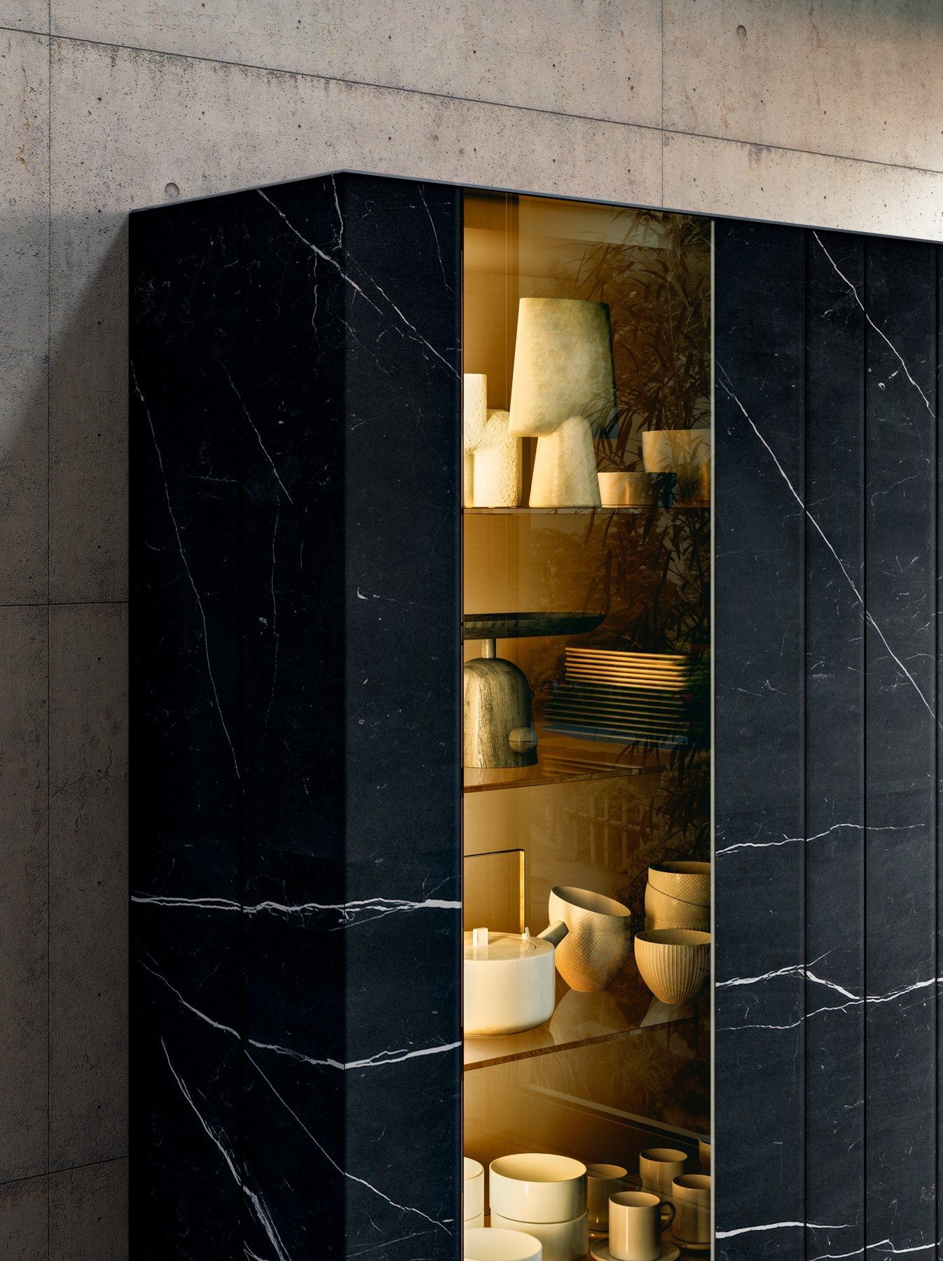 Стеклянный шкаф Lago ARCH-00068080 - Вид №1