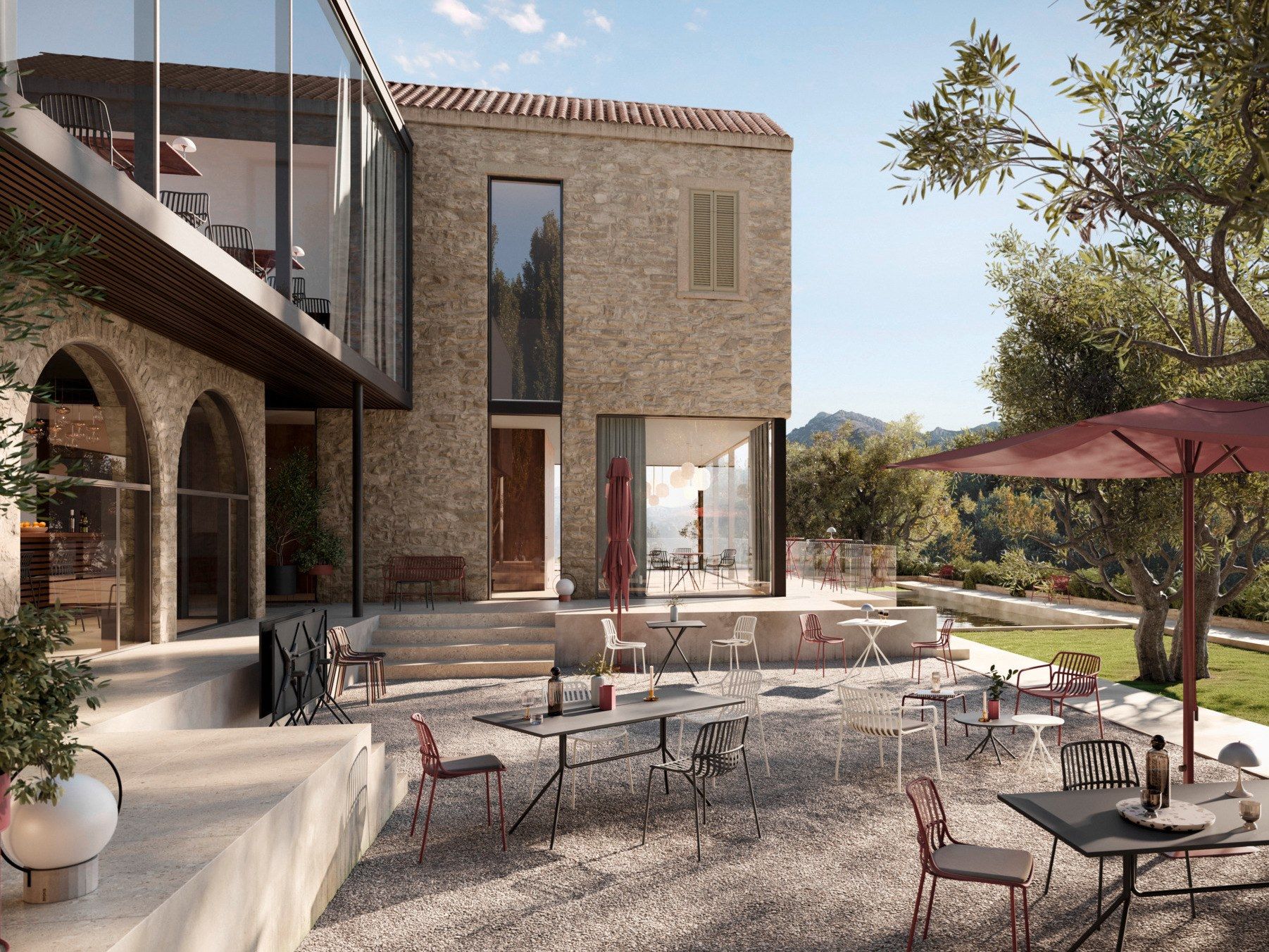 Стальной низкий садовый стул Brunner crona steel ARCH-00115669 - Вид №2