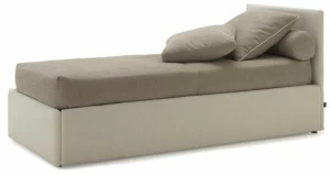 Bolzan Letti Односпальная кровать с мягким изголовьем Line