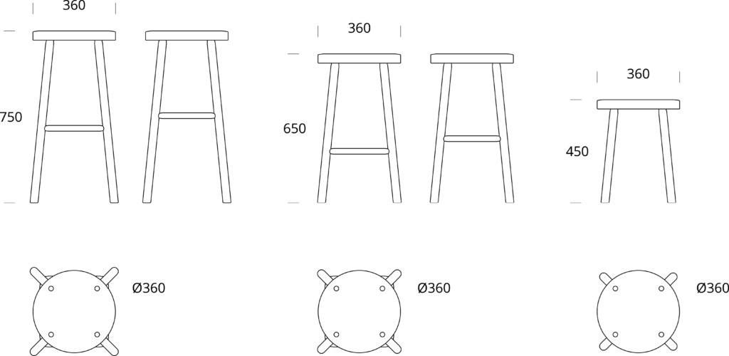 Nikari Табурет из дерева sun-id-1461818 - Вид №4