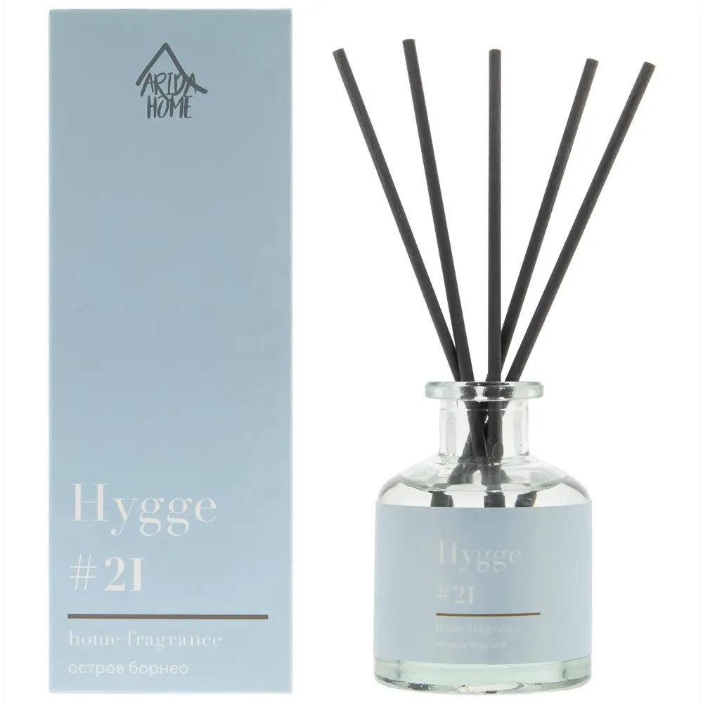 Аромадиффузор ARIDA HOME Hygge 21 с ароматом Остров Борнео 88950272