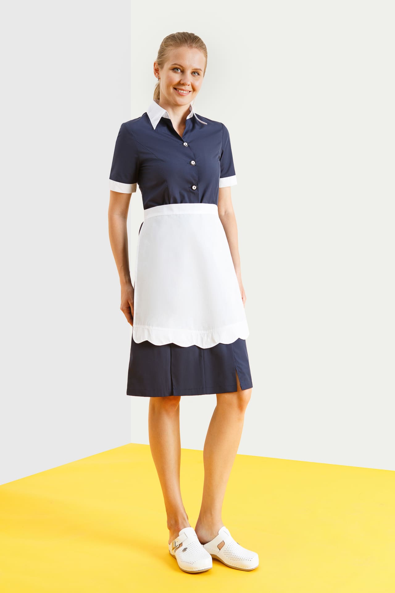 63433 Комплект NAVY (темно-синий) GRACE  Одежда для обслуживающего персонала  размер 48 (L)  - Вид №4