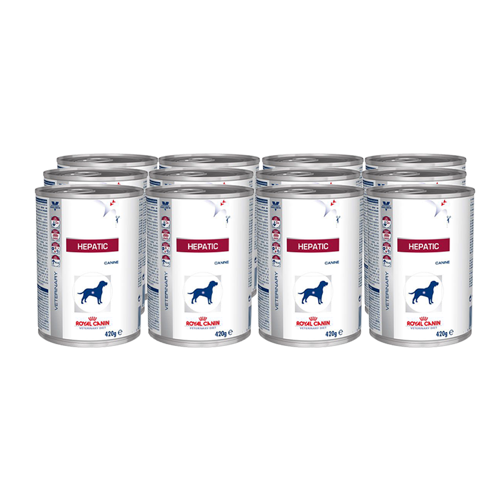 УТ0005385*12 Корм для собак Vet Diet Hepatic при заболеваниях печени конс.420г (упаковка - 12 шт) ROYAL CANIN 