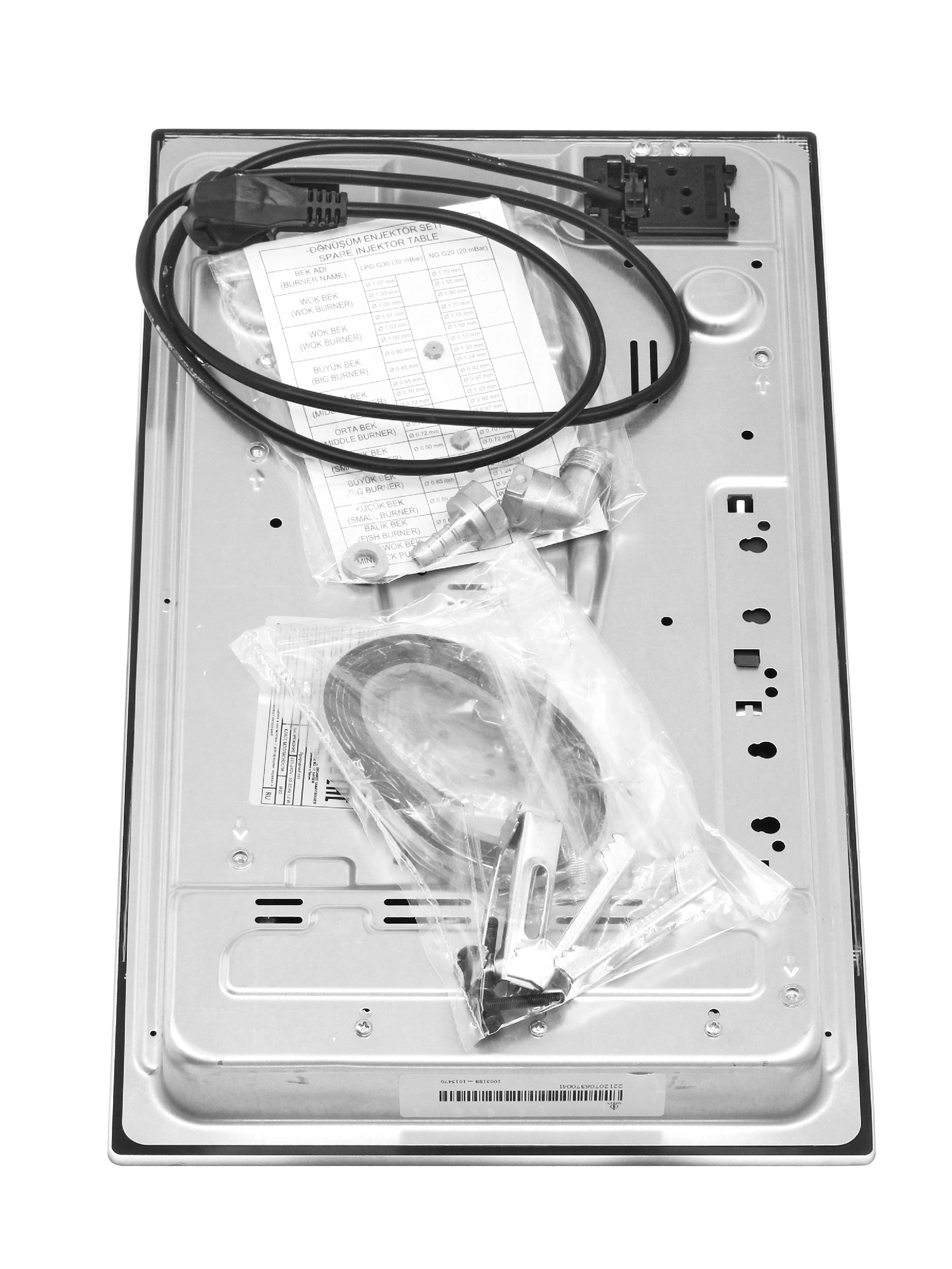 9243830 Газовая варочная поверхность Jacky's JH GB331 STDN-0046878 - Вид №3