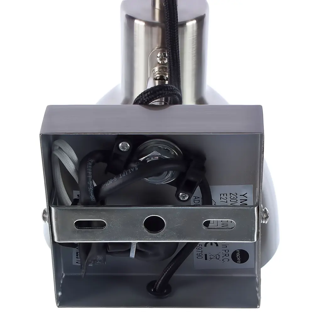 Бра Inspire Huvud 1xE27х40 Вт, металл/никель 18160871 STLM-2067373  - Вид №1