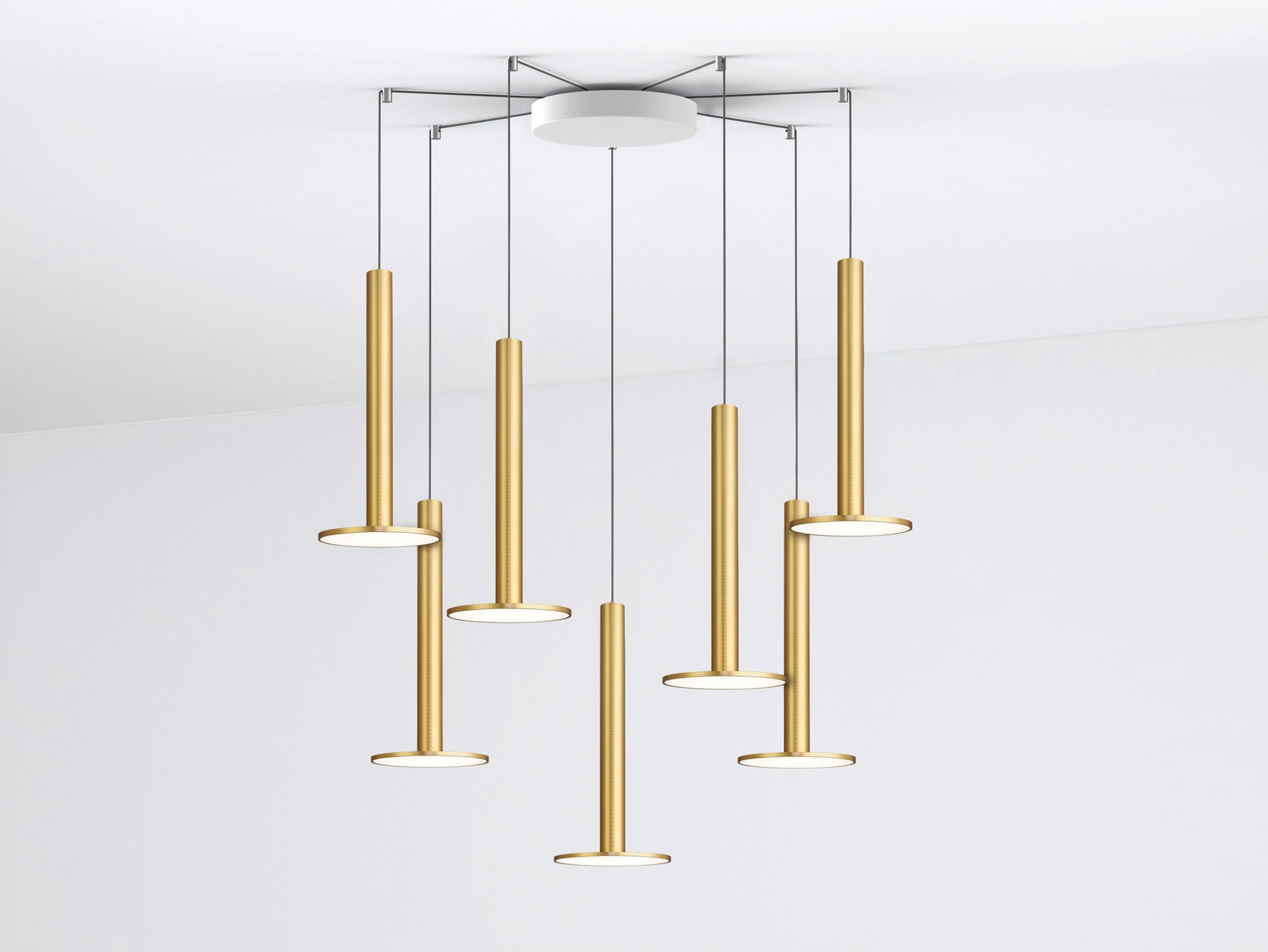 Алюминиевый затемняемый светодиодный подвесной светильник Pablo Designs CIELO XL ARCH-00047020 - Вид №4