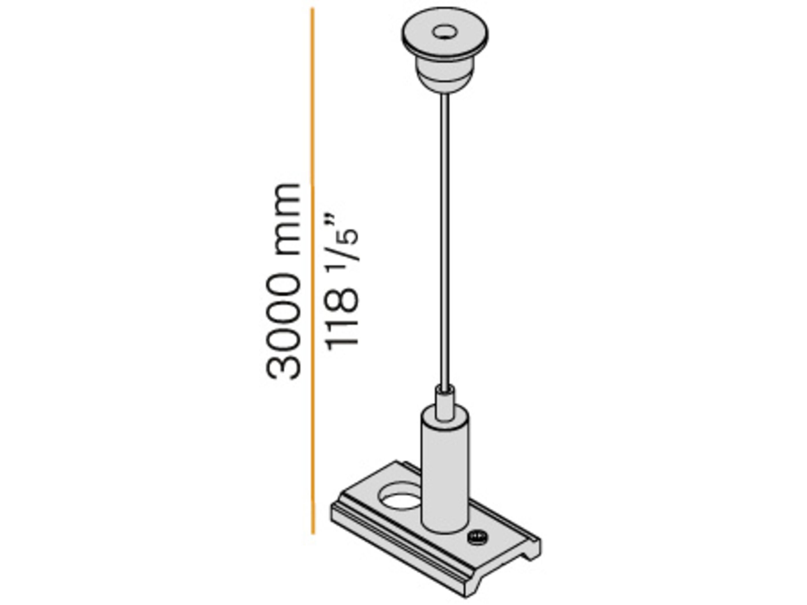 Заливка формы алюминия Сид освещения следа Panzeri Astoria ARCH-00009415 - Вид №9