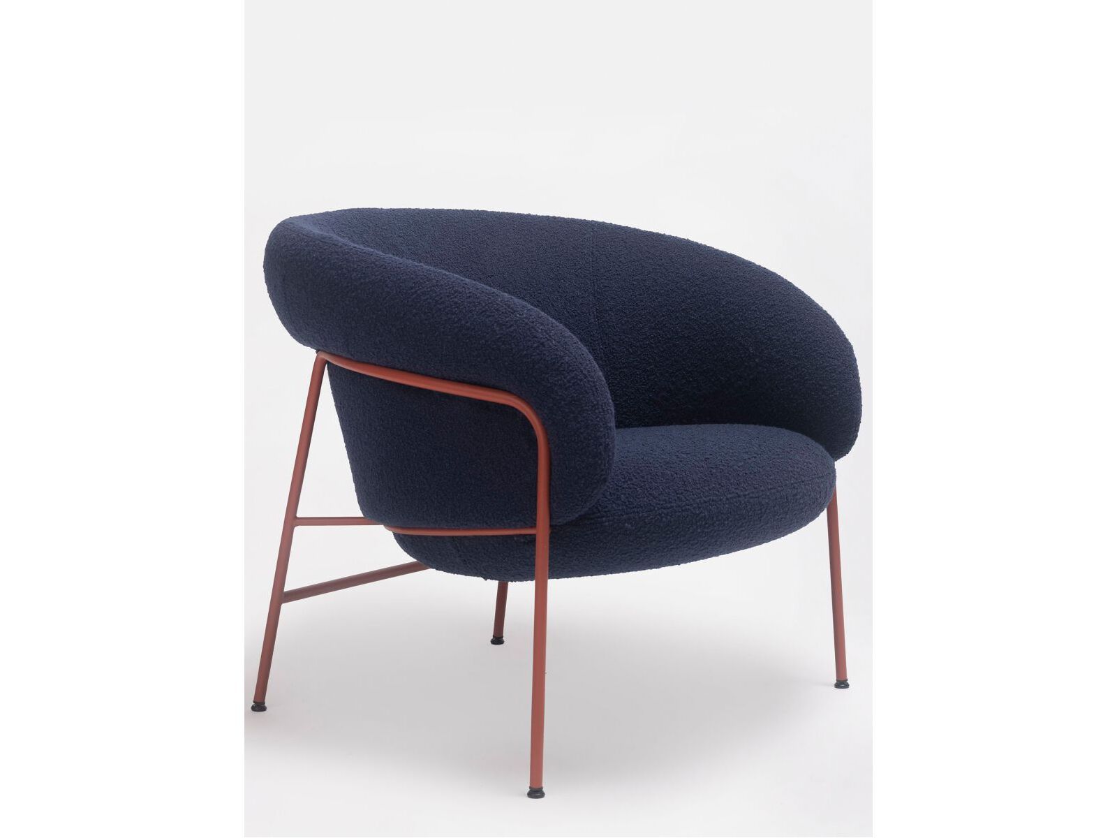 Кресло с 4 ножками из ткани с подлокотниками ONDARRETA имбирь ARCH-00144442 - Вид №1