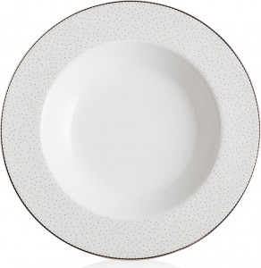 10637835 Noritake Тарелка суповая Noritake "Брум-стрит" 25см Фарфор костяной