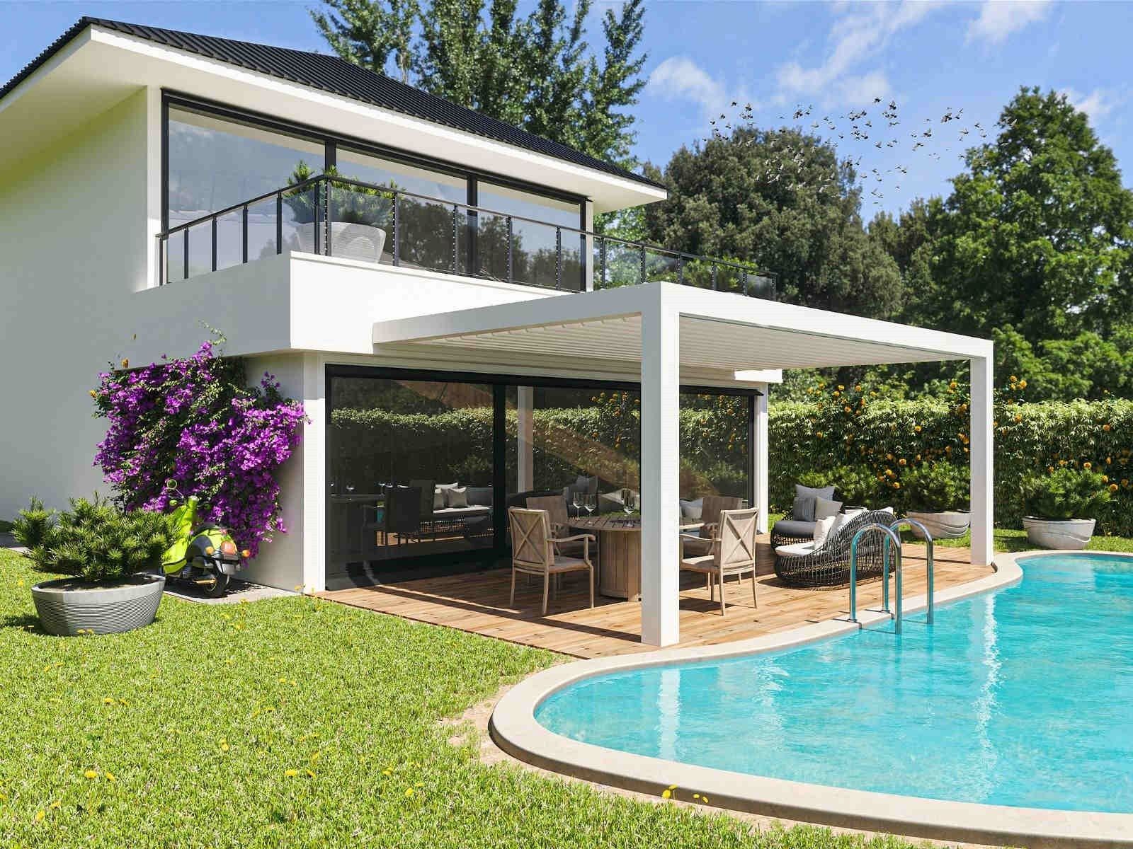 Пергола с алюминиевыми пластинами Belle Pergole Beauty ARCH-00097700 - Вид №3