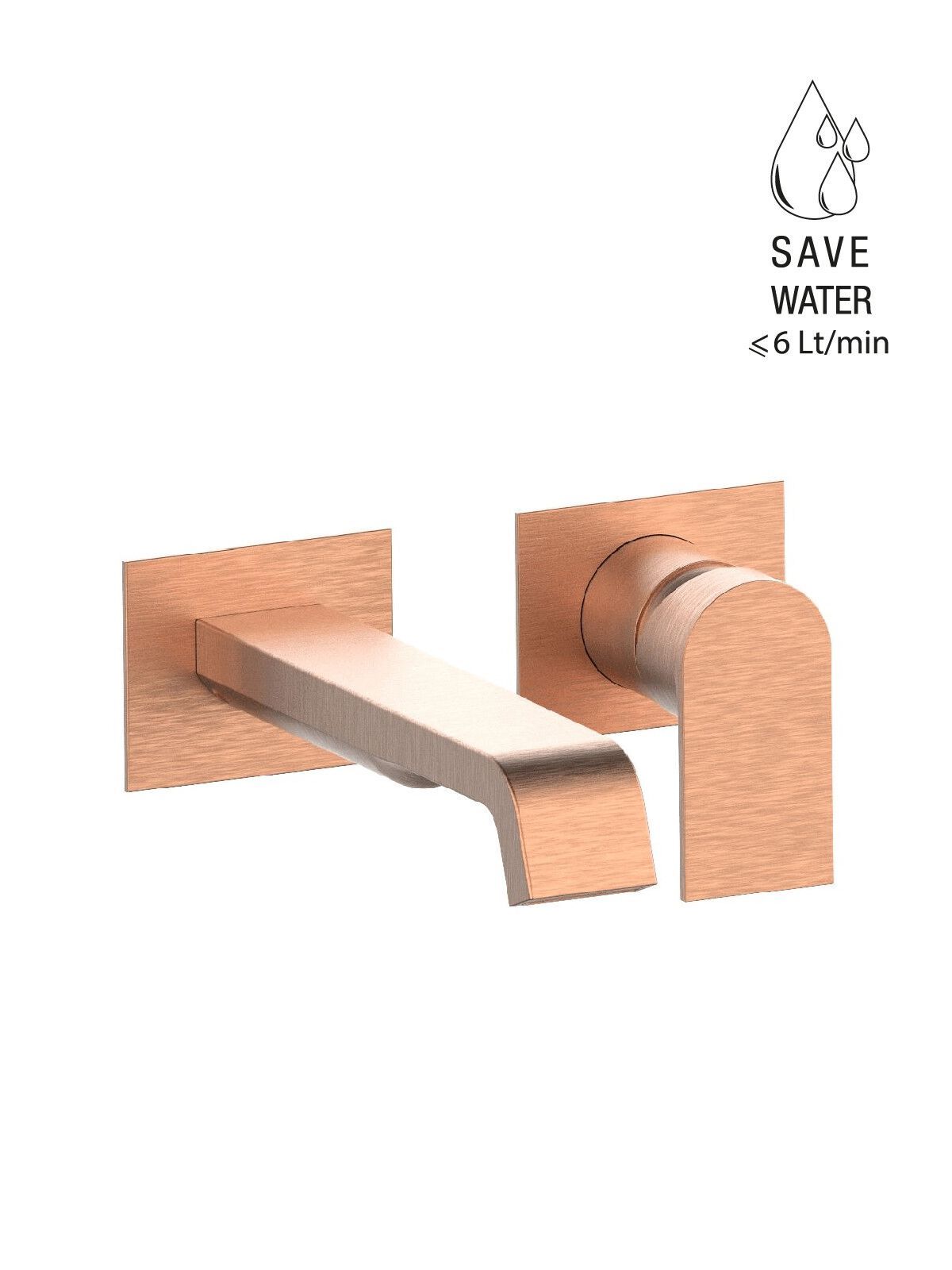 Однорычажный настенный смеситель для раковины Rubinetterie Frattini Птолемей ARCH-00139811 - Вид №12