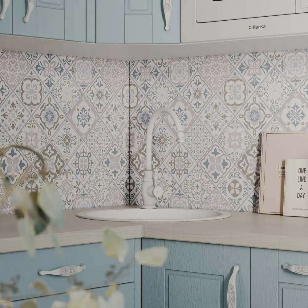 Фасад кухонный Томари Delinia ID голубой МДФ 14.7×76.5 см 82011006 STLM-0017384 - Вид №8