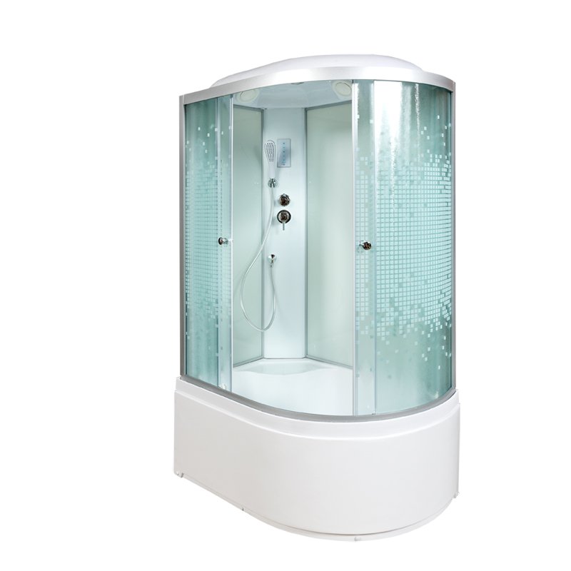 B90S LED BLACK Душевая кабина DETO Серия В L 920 L с электрикой - Вид №8