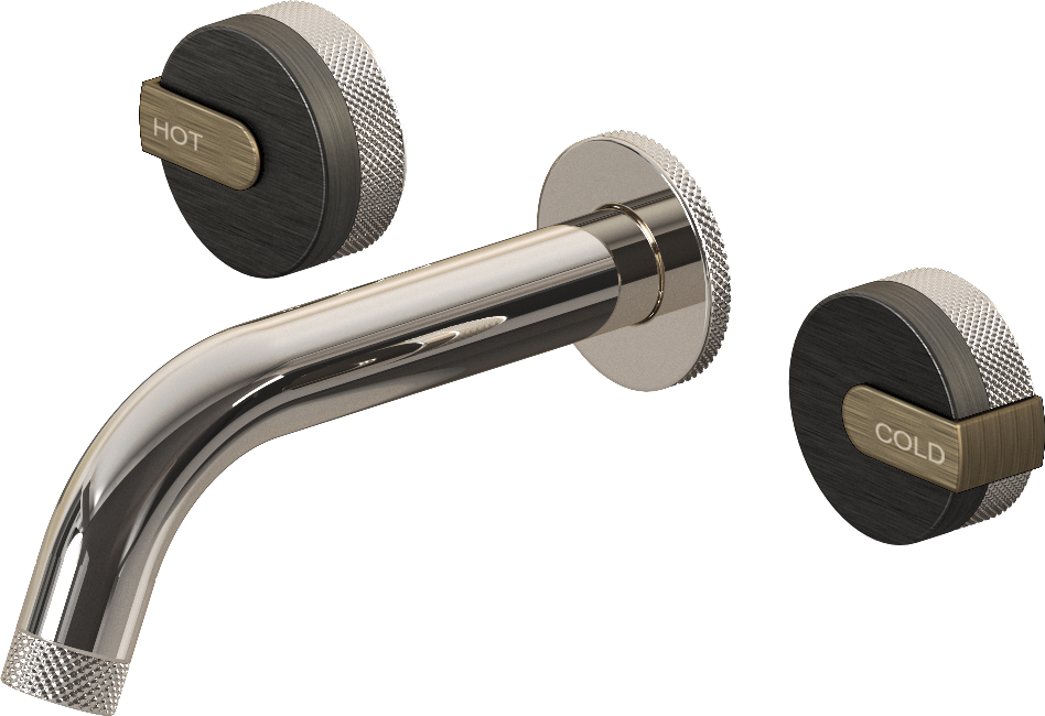 E-11530-R1BOX-L1VBB-PN Смеситель для умывальника из 19,1см носикем (внешняя часть) GRAFF MOD+