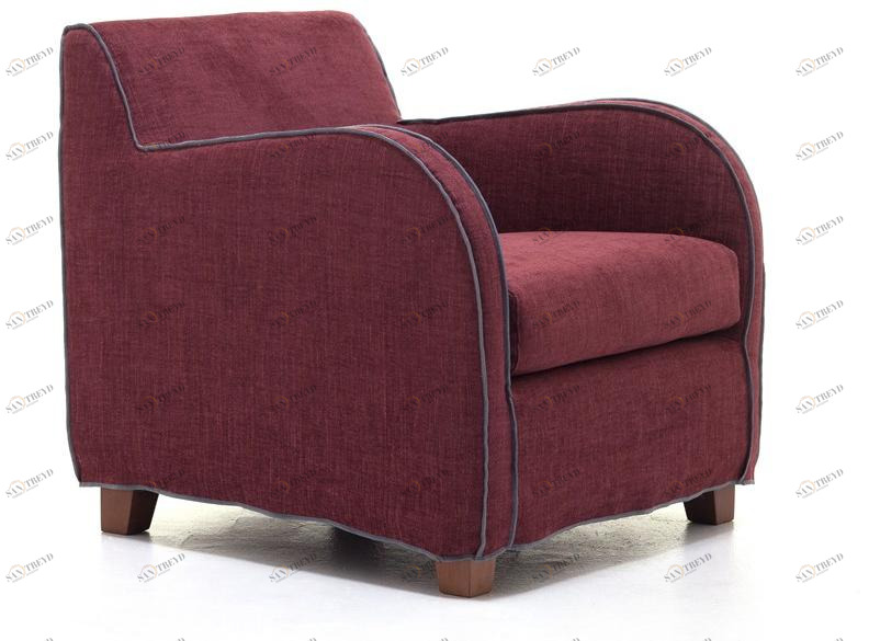 Gervasoni Кресло из ткани с подлокотниками Next / spin sun-id-1435853