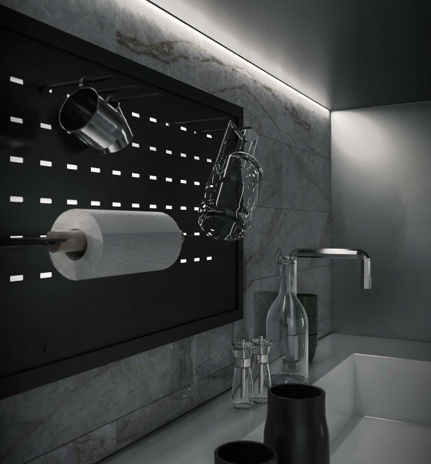 Damiano Latini Оборудованная металлическая спинка для кухни sun-id-1451377 - Вид №5