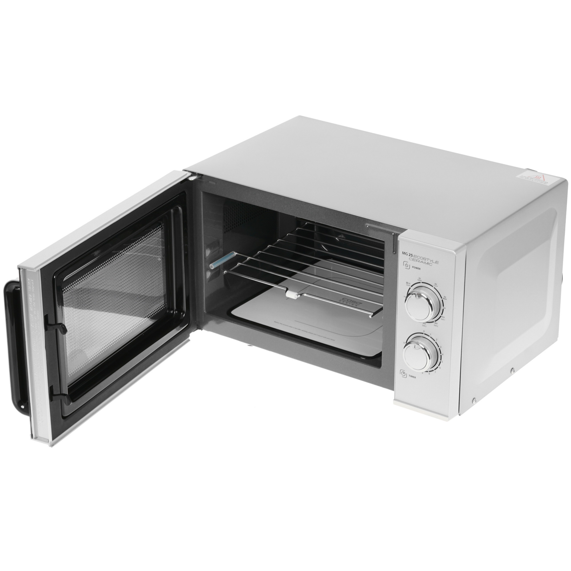 5342129 Микроволновая печь CASO MG 25 Ecostyle Ceramic серебристый STDN-0040277 - Вид №4