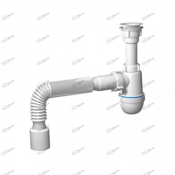 Сифон Варяг универ. с гибкой трубой 40х50 С5510 АНИ С5510 АНИ пласт 151744