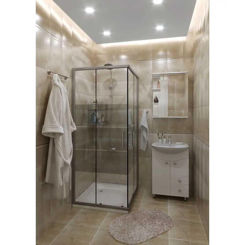 Плитка настенная Нефрит-Керамика Рапсодия 25х40 см 1.5 м2 цвет бежевый 2 STLM-2028651 - Вид №1