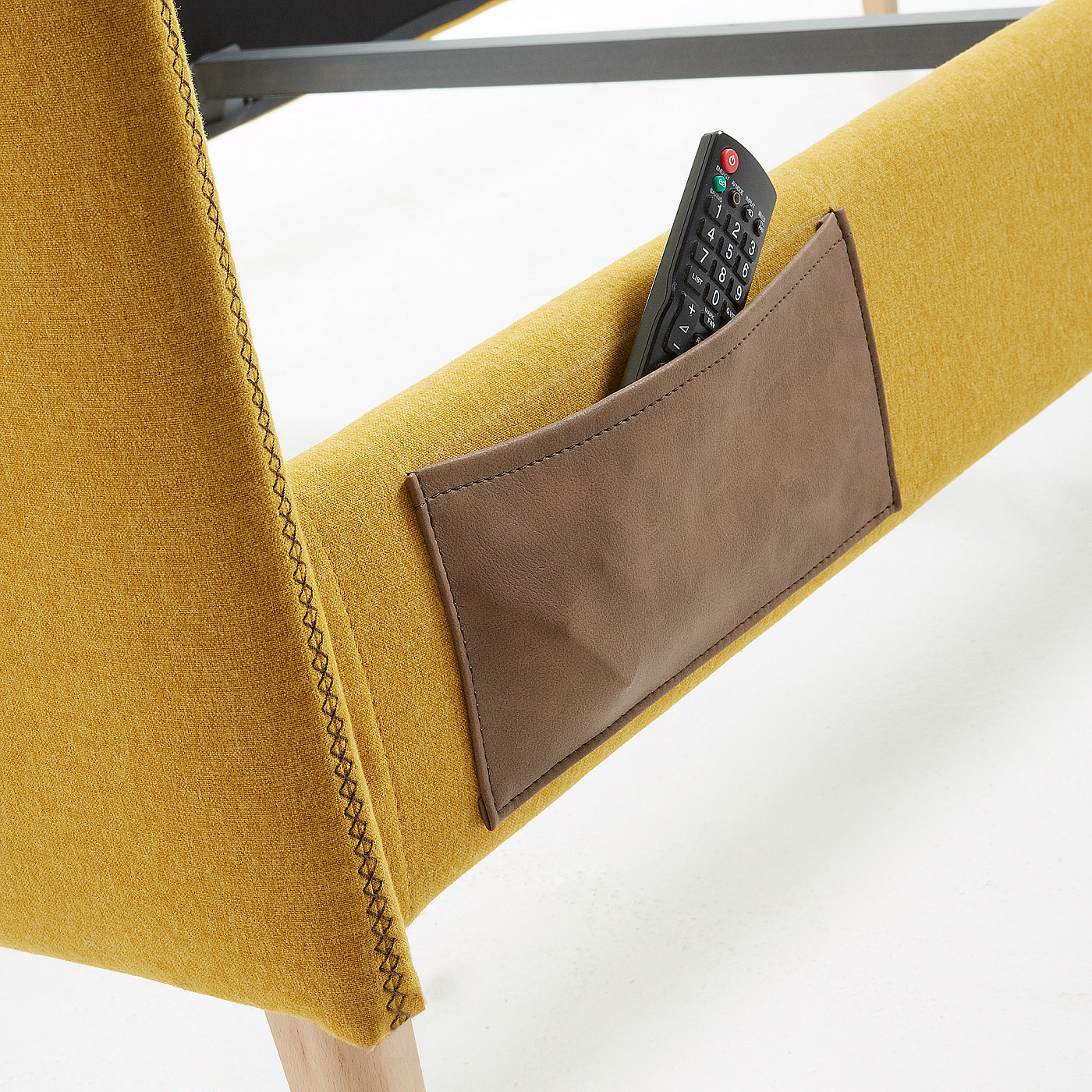 052276 Кровать Lydia 150х190 горчица La Forma Dyla  - Вид №6