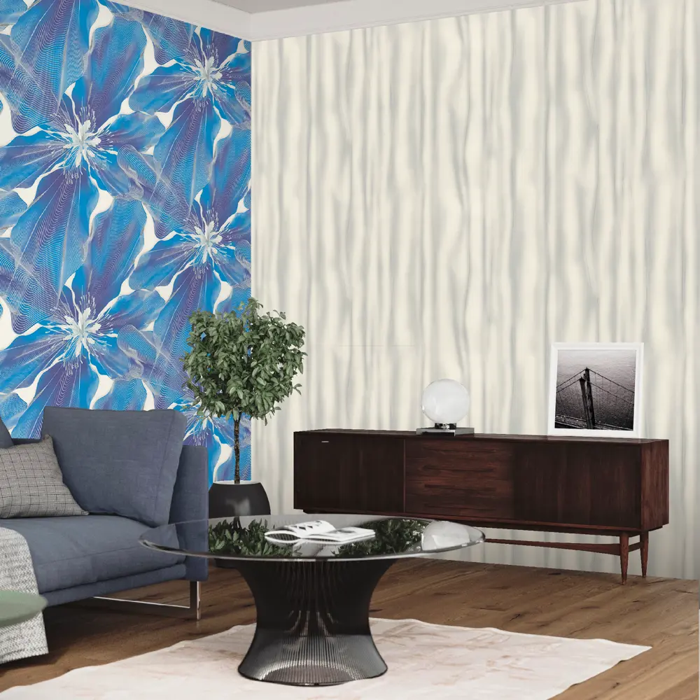 Обои флизелиновые Euro Decor Glossy белые 1.06 м ED7172-20 85309967 STLM-2059286 - Вид №3