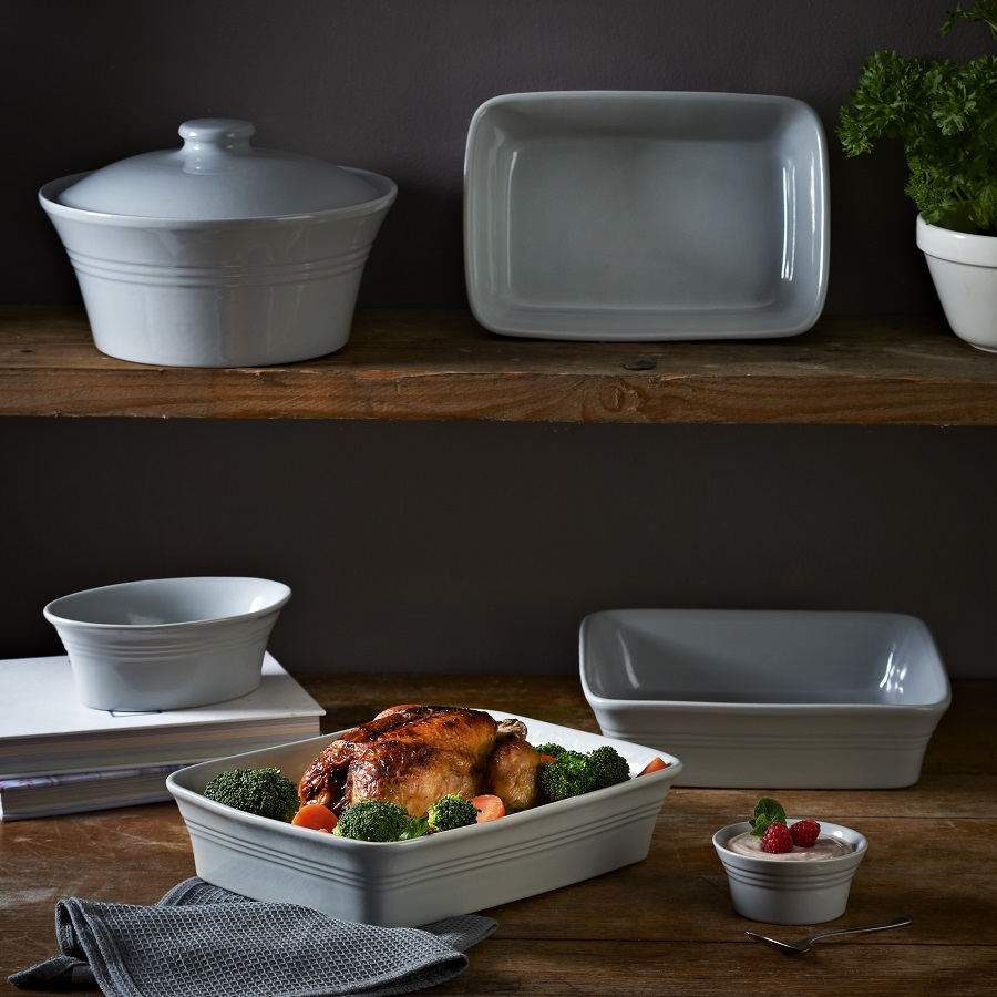2001.501 Блюдо для запекания classic kitchen, 21х32 см, серое Mason Cash  - Вид №1